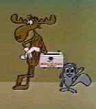 (still: Rocky and Bullwinkle shaking hands at the Capitol)