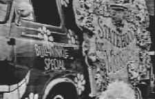 (Photo: the
heavily-decorated Moosylvania van)