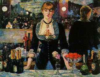 Bar At The Folies Bergere by Edouard Manet